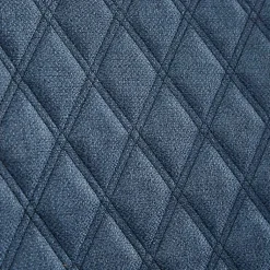 Kirklands Home Lanea Quilted Accent Chair with Silver Studs Blue Best