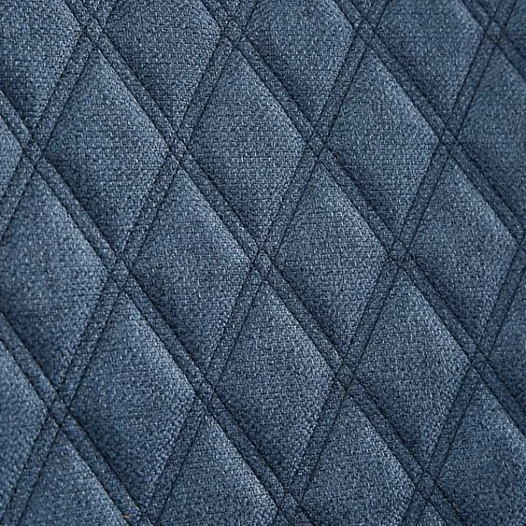 Kirklands Home Lanea Quilted Accent Chair with Silver Studs Blue Best