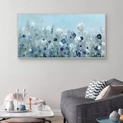 Kirklands Home Blue Light Garden Framed Canvas Art Print Sale