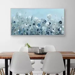 Kirklands Home Blue Light Garden Framed Canvas Art Print Sale