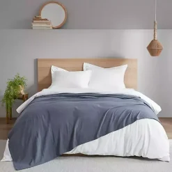 Blankets & Throws>Kirklands Home Lightweight King Blanket Blue