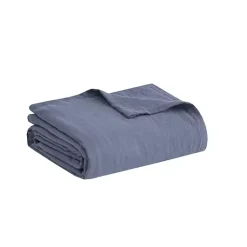 Blankets & Throws>Kirklands Home Lightweight King Blanket Blue