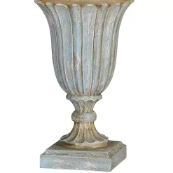 Kirklands Home Blue Lilly Table Lamps, Set of 2 Ivory