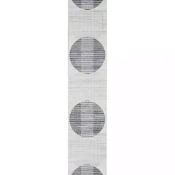 Kirklands Home Blue Linear Geometric Washable Runner, 2x10 Online