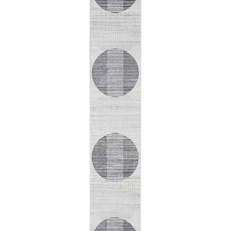 Kirklands Home Blue Linear Geometric Washable Runner, 2x8 Hot
