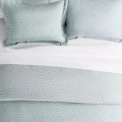Kirklands Home Blue Linear 3-pc. Queen Duvet Cover Set Hot