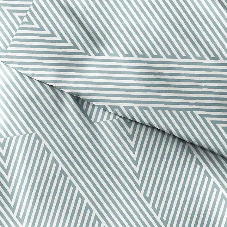 Kirklands Home Blue Linear 2-pc. Twin Duvet Cover Set Online