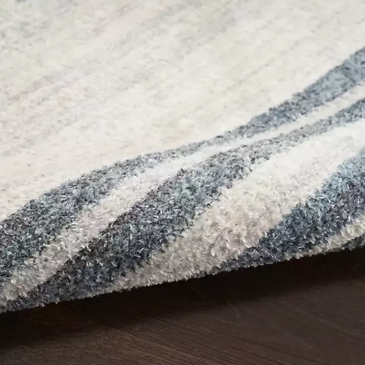 Kirklands Home Blue Linear Sphere Washable Accent Rug, 2x4 Discount