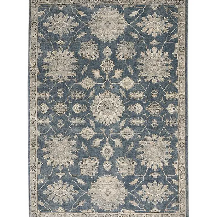 Kirklands Home Blue Lush Vines Area Rug, 5x7 Sale