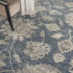Kirklands Home Blue Lush Vines Area Rug, 8x10 Hot