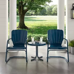 Kirklands Home Madison 3-pc. Chat Set Blue Best