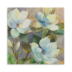 Kirklands Home Blue Magnolias Canvas Art Print Discount