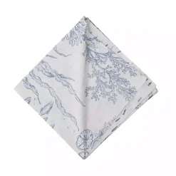Kirklands Home Blue Makara Reef Napkins, Set of 6