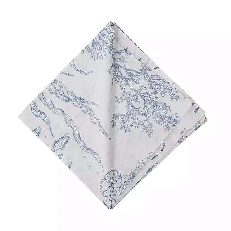 Kirklands Home Blue Makara Reef Napkins, Set of 6