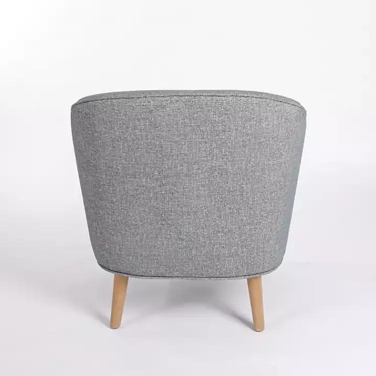 Kirklands Home Maria Curved Accent Chair Blue Clearance