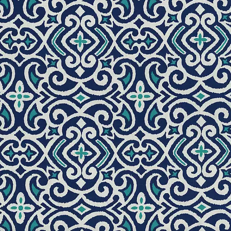 Kirklands Home Marine Damask Outdoor Cushions, Set of 2 Blue Discount