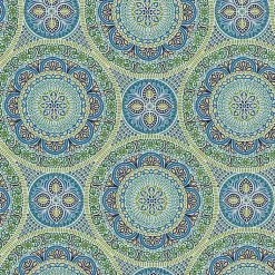Kirklands Home Blue Medallion Outdoor Chair Cushion Hot