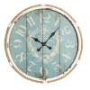 Kirklands Home Blue Metal and Rope Wall Clock Sale