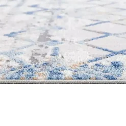 Kirklands Home Moroccan Area Rug, 7x9 Blue New