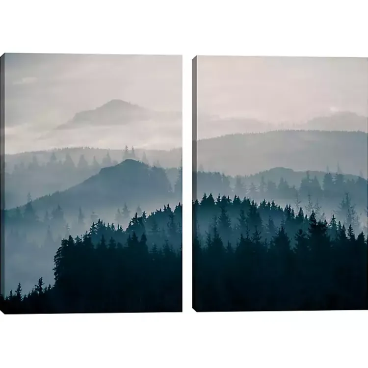 Kirklands Home Blue Mountain Canvas Prints, Set of 2 Best