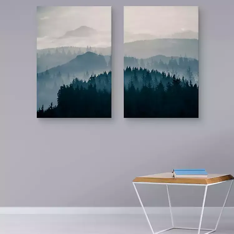 Kirklands Home Blue Mountain Canvas Prints, Set of 2 Best