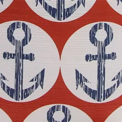 Pillows>Kirklands Home Blue Nautical Anchors Pillow