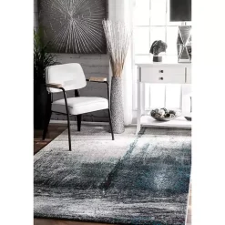 Kirklands Home Blue Nora Abstract Area Rug, 5x8 Online