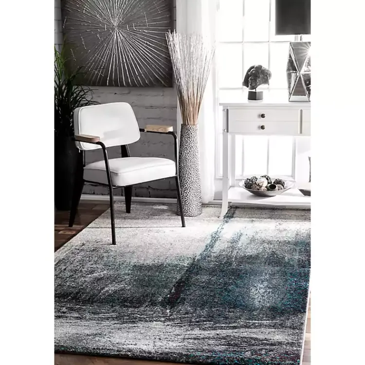 Kirklands Home Blue Nora Abstract Area Rug, 5x8 Online