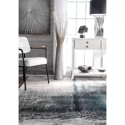 Kirklands Home Blue Nora Abstract Area Rug, 5x8 Online