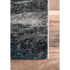 Kirklands Home Blue Nora Abstract Area Rug, 5x8 Online