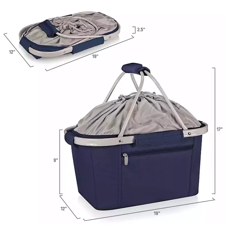 Kirklands Home Ole Miss Rebels Cooler Basket Blue Best