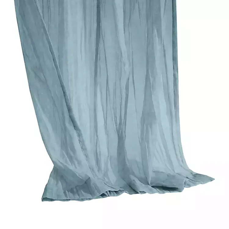 Kirklands Home Paloma Curtain Panel, 95 in. Blue Discount