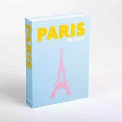 Baskets & Boxes>Kirklands Home Paris Book Box Blue