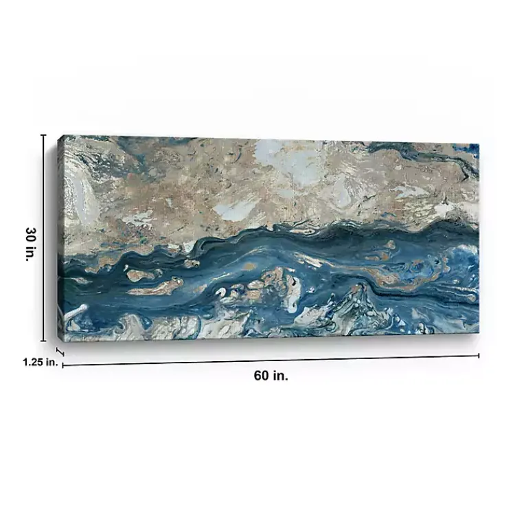 Kirklands Home Blue Passage Canvas Art Print New