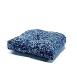 Kirklands Home Patterned Outdoor Chair Cushion Blue Online