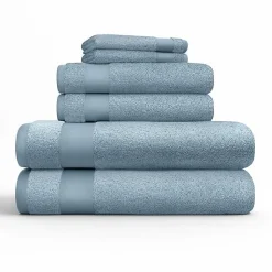 Kirklands Home 6-pc. Essential Cotton Bath Towels Blue Best