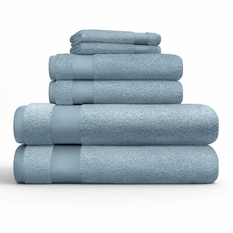 Kirklands Home 6-pc. Essential Cotton Bath Towels Blue Best