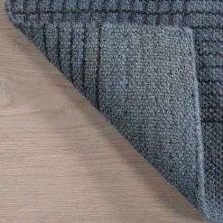 Kirklands Home Plaid Emily Henderson x RugsUSA Runner, 2x8 Blue Hot