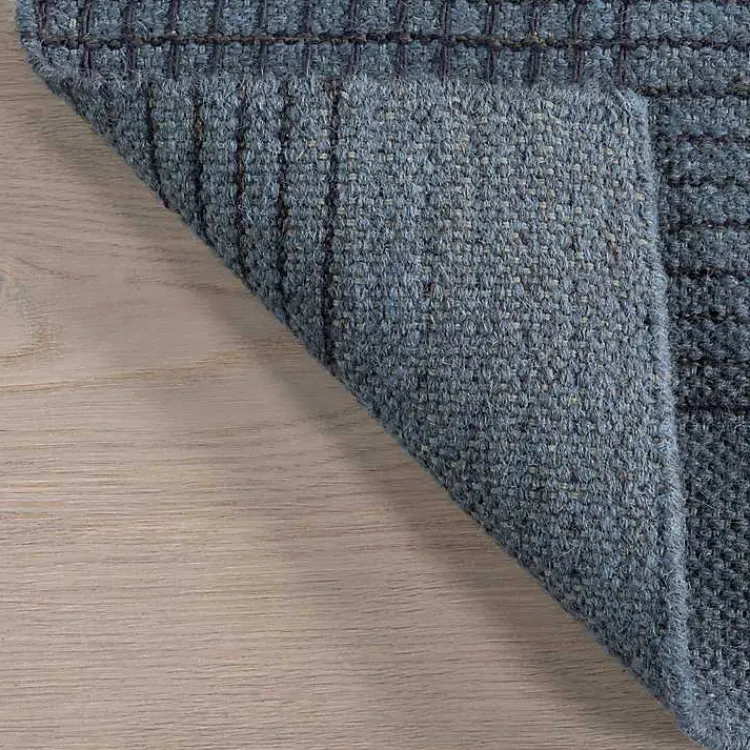 Kirklands Home Plaid Emily Henderson x RugsUSA Area Rug, 4x6 Blue Discount