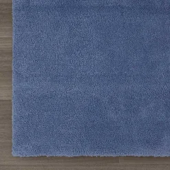 Kirklands Home Plush Microfiber Bath Mat, 20x30 Blue Online