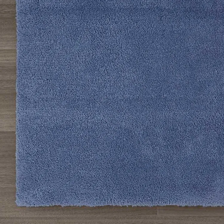 Kirklands Home Plush Microfiber Bath Mat, 20x30 Blue Online