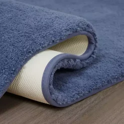Kirklands Home Plush Microfiber Bath Mat, 20x30 Blue Online