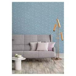 Kirklands Home Poplin Peel & Stick Wallpaper Blue Best