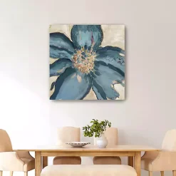 Kirklands Home Blue Poppy Giclee Canvas Art Print Clearance