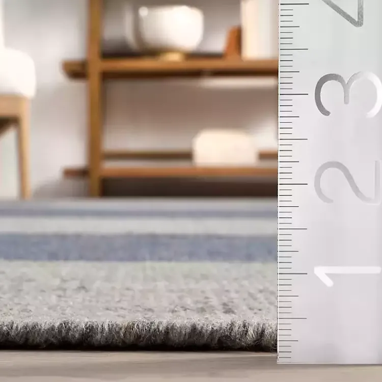 Kirklands Home Blue Portland Emily Henderson x RugsUSA Rug, 5x8 Hot