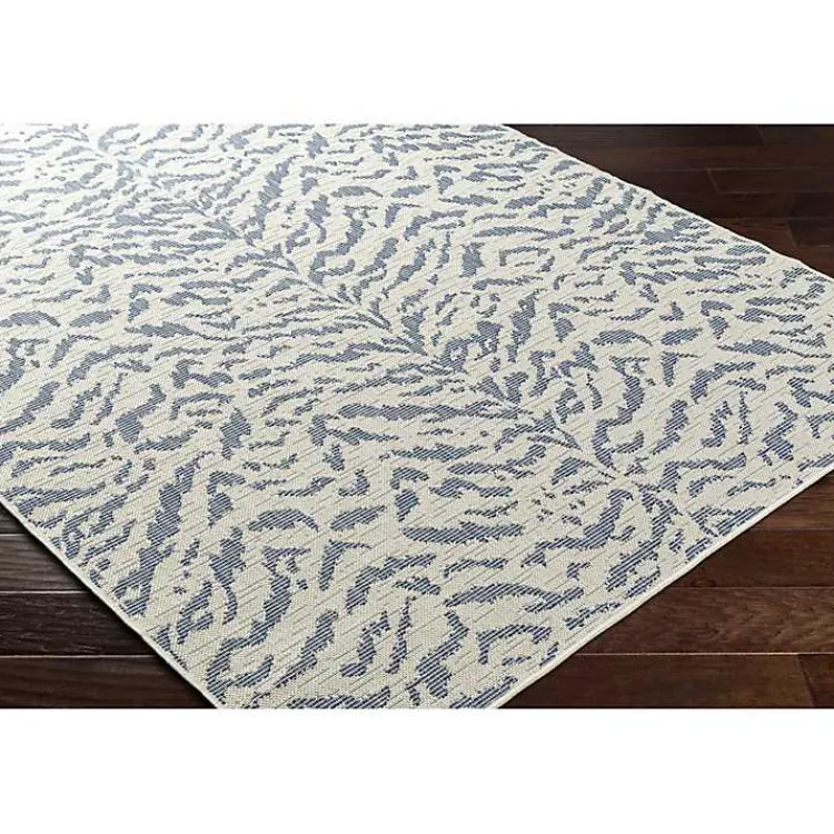 Kirklands Home Blue Ravello Outdoor Rug, 7x10 Discount