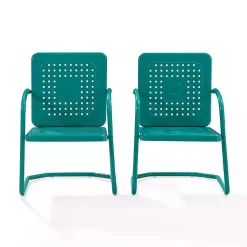 Kirklands Home Retro Basket Weave Chairs, Set of 2 Blue Best