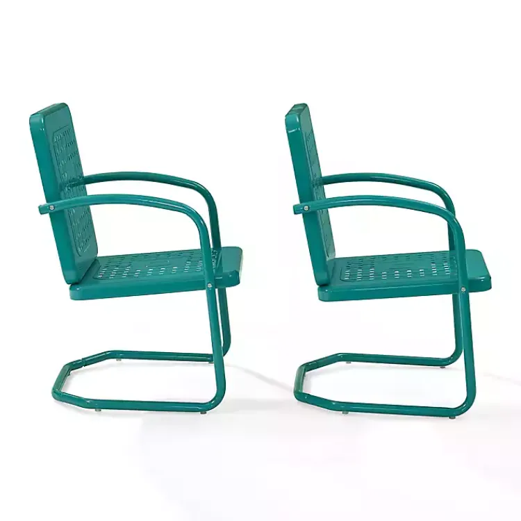 Kirklands Home Retro Basket Weave Chairs, Set of 2 Blue Best