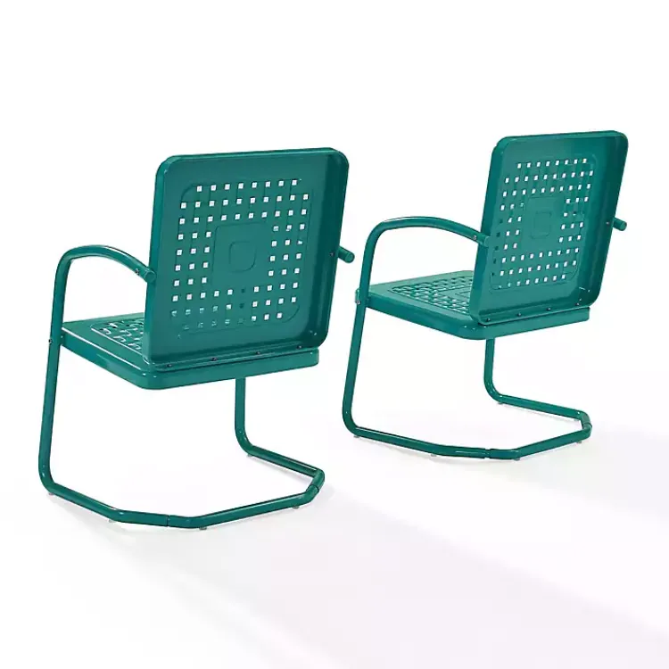 Kirklands Home Retro Basket Weave Chairs, Set of 2 Blue Best