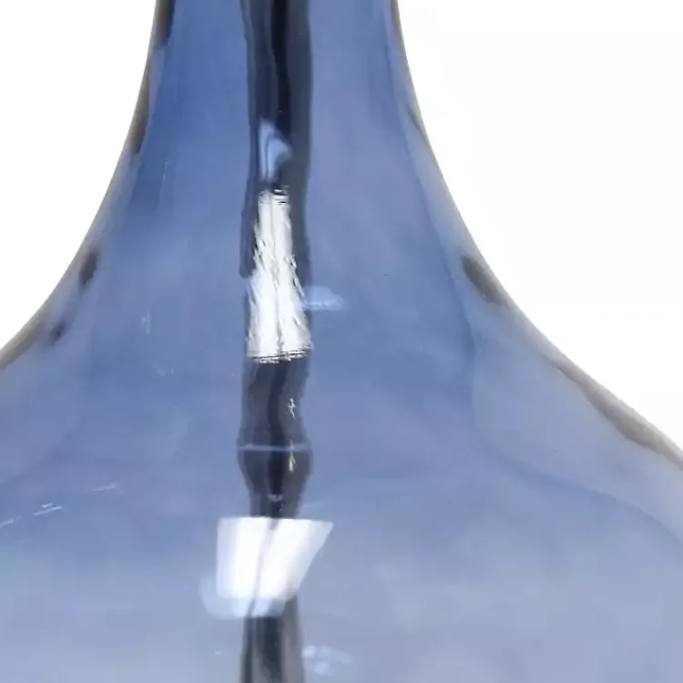 Kirklands Home Rippled Glass Droplet Table Lamp Blue Best